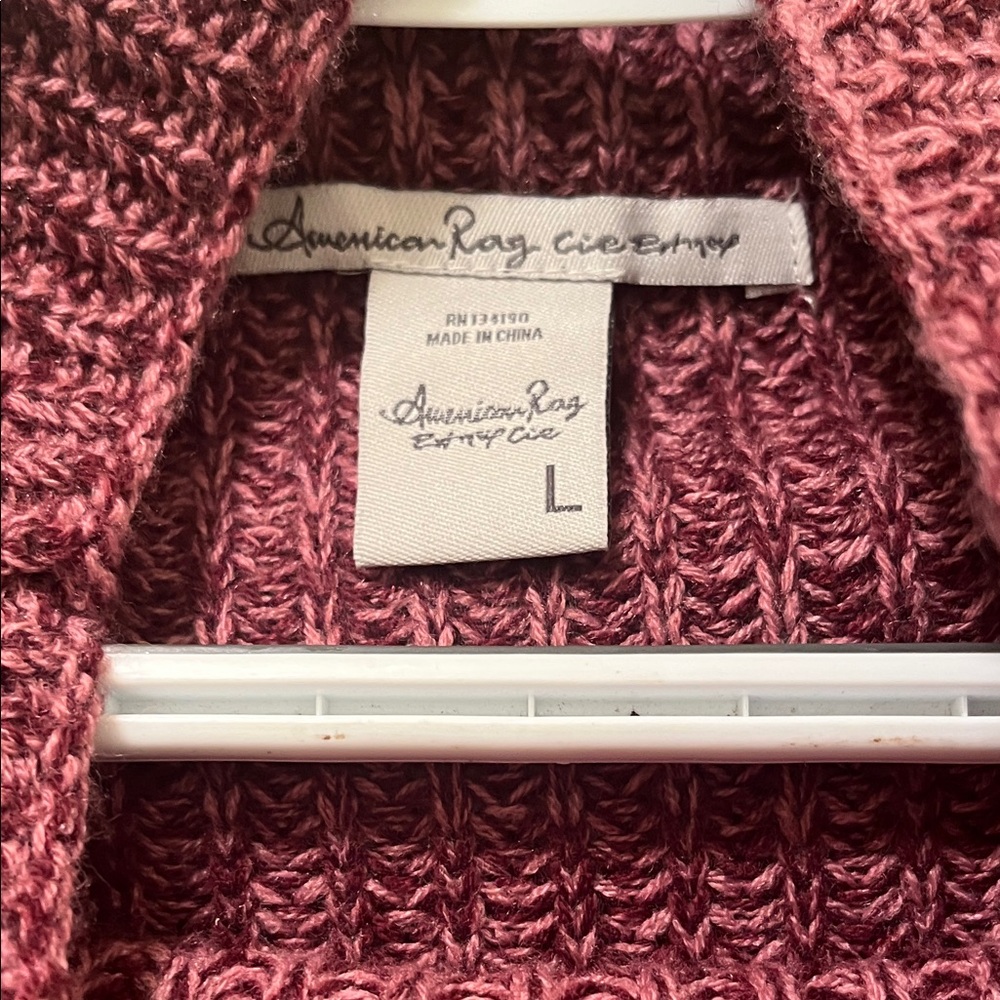 American Rag Women's Sweater - Burgundy